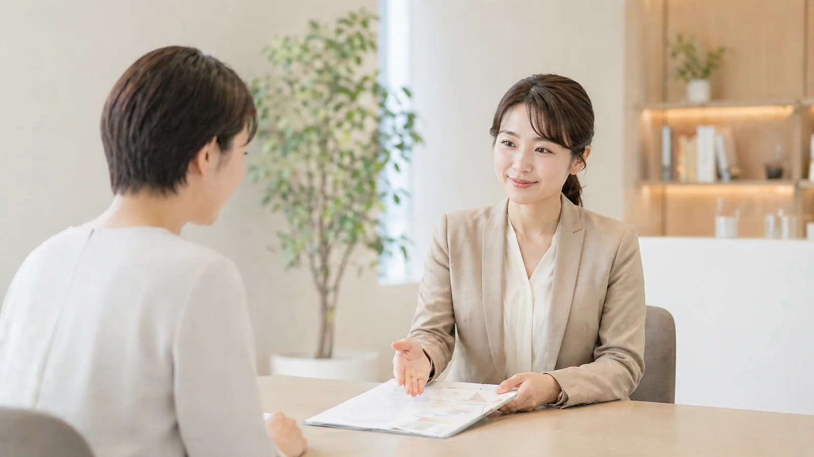 費用について説明する司法書士